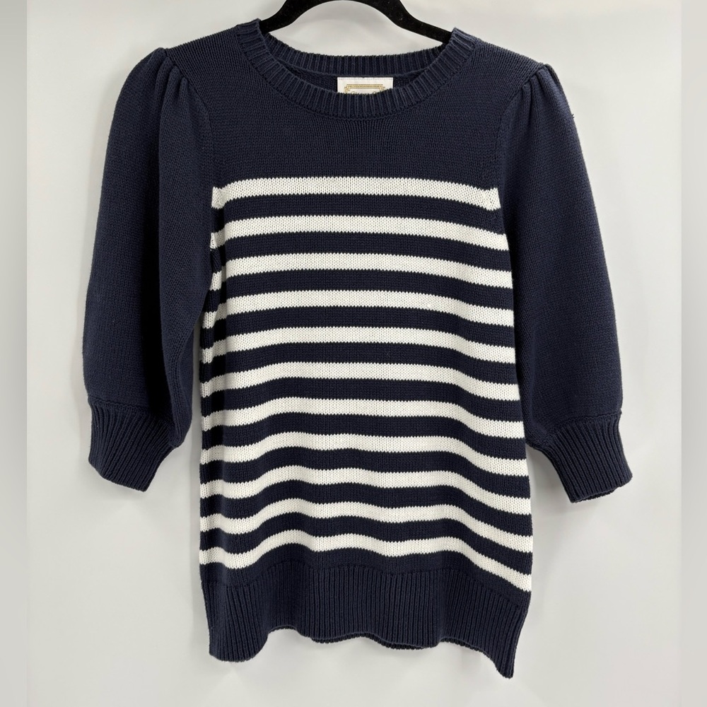 Tuckernuck Black Crew Neck Sweater Lightweight Knit